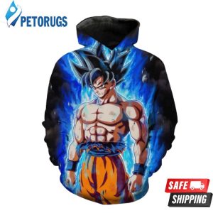 Ultra Instinct Goku Dragon Ball Super Dbz 3D Hoodie