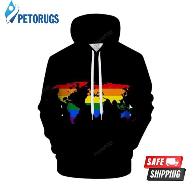 United Worldwide Pride 3D Hoodie