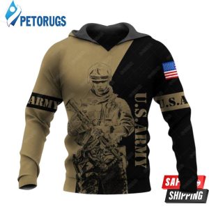 Us Army Soldiers And Pered Custom Graphic 3D Hoodie