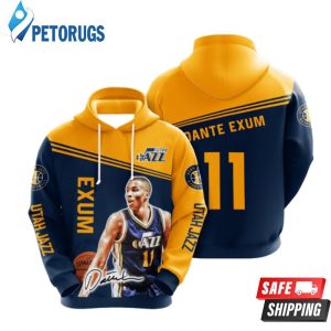 Utah Jazz Dante Exum 3D Hoodie