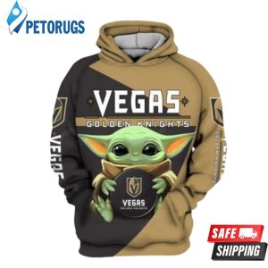 Vegas Golden Knights Nhl Hockey Baby Yoda Star Wars Vegas Golden Knights Vegas Golden Knights 3D Hoodie