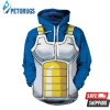 Vegeta Saiyan Armor Dragon Ball 3D Hoodie