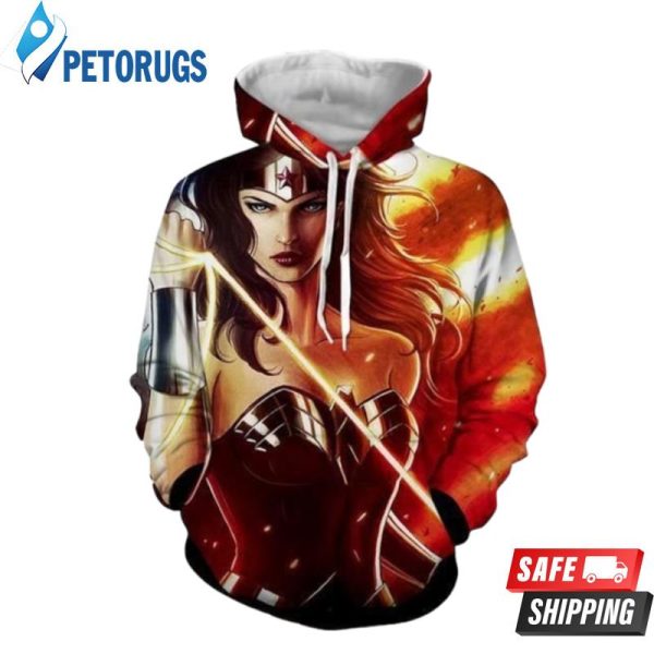 Victorian Wonder Women Wonder Women Clothing 3D Hoodie