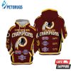 Washington Redskins 3D Hoodie