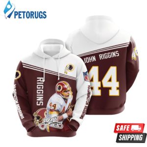 Washington Redskins John Riggins 3D Hoodie