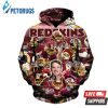 Washington Redskins Nfl All Star Players 3D Hoodie