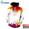 Watercolor Ink Splash 3D Hoodie