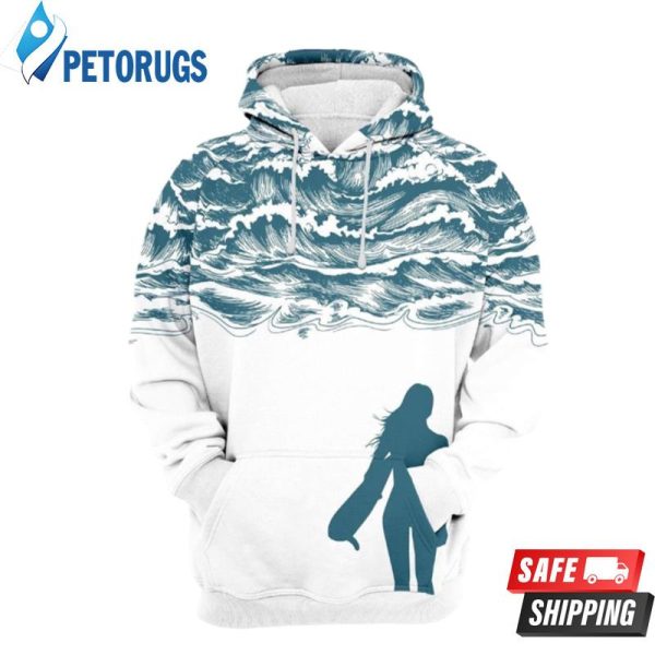 Waves 3D Hoodie