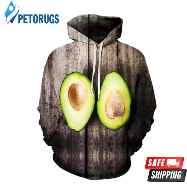 We Love Avocado 3D Hoodie