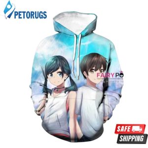 Weathering With You Morishima Hodaka Amano Hina C 3D Hoodie