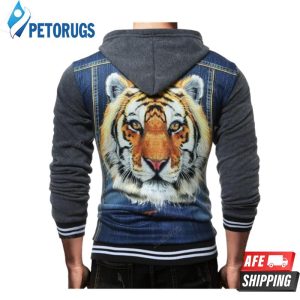 Wholesale Price Men 2018 Fashion Brand Tiger Per Hip Hop Cardigan Tracksuits 3D Hoodie