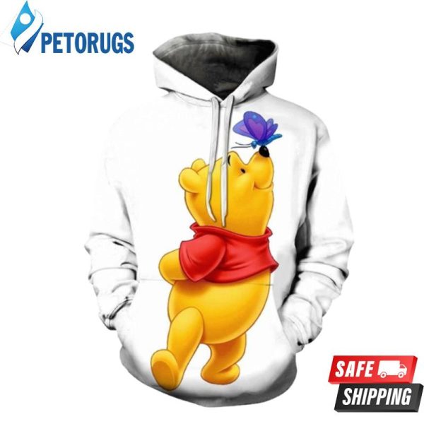 Winnie The Pooh Cartoon 3D Hoodie