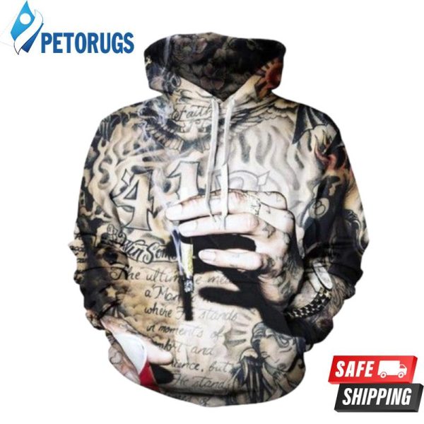 Wiz Khalifa And Pered Custom Wiz Khalifa Graphic 3D Hoodie