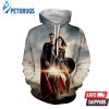 Wonder Women & Super Man Wonder Women Clothing 3D Hoodie