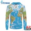 World Map 3D Hoodie