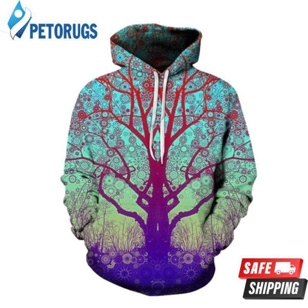 Yogi Tree 3D Hoodie