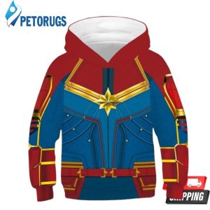 Youth Avenger Captain Hood 3D Hoodie