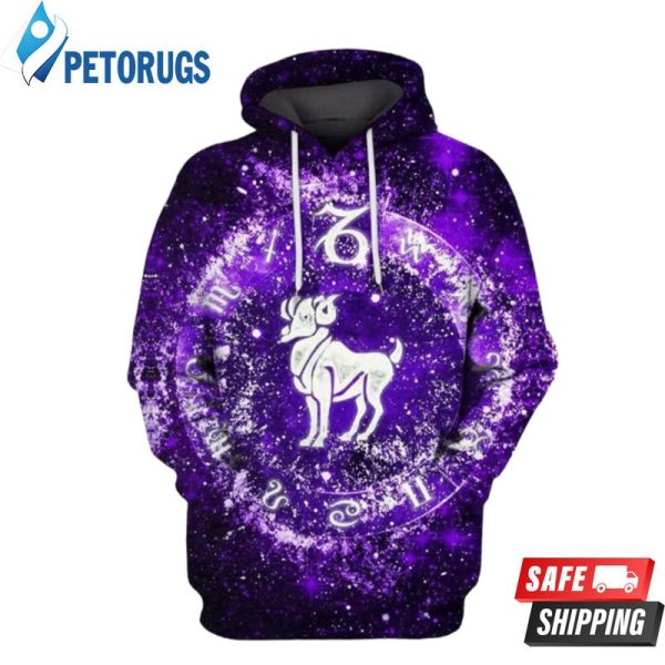 Zodiac Aries 3D Hoodie