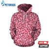 Zombie Brain Halloween Pattern 3D Hoodie