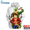 Zoro And Luffy 3D Hoodie