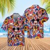 4th Of July Hawaiian Shirts Disney Mickey And Friends Aloha Button Up Shirt