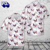 4th of July Butterflies Seamless Hawaiian Shirt