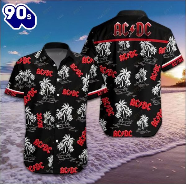 ACDC Tropical Hawaii Shirt Aloha Shirt For Men Women