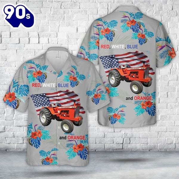 Allis Chalmers D21 Tractor 4th Of July Hawaiian Shirt