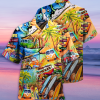 Amazing Happy As A Hippie Hawaiian Shirt Beachwear For Men Gifts For Young Adults