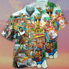 Animal Hippie Hawaiian Shirt Beachwear For Men Gifts For Young Adults