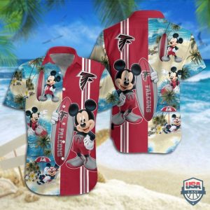 Atlanta Falcons Mickey Mouse Hawaiian Shirt