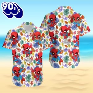 Avengers Superhero Spider Man Tropical Hawaiian Shirt