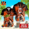 Baby Yoda Custom Name Cincinnati Bengals NFL Aloha Hawaiian Shirt 2