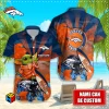 Baby Yoda Custom Name Denver Broncos NFL Aloha Hawaiian Shirt 2