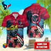 Baby Yoda Custom Name Houston Texans NFL Aloha Hawaiian Shirt 2