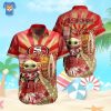 Baby Yoda Star Wars Loves NFL San Francisco 49Ers Hawaiian Shirt