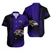 Baltimore Ravens Hawaiian Shirt Quarter Style NFL