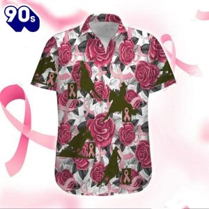 Barrel Racing Breast Cancer Awareness Hawaiian Shirt For Men amp Women Adult