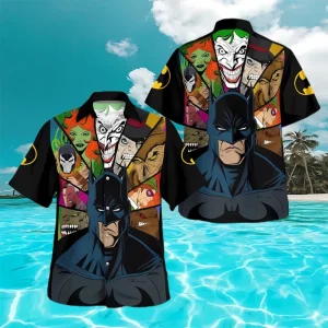 Batman Animated Colorful Hawaiian Shirt