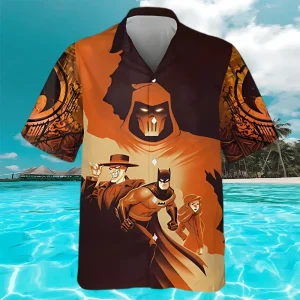 Batman Animation With Villains Hawaiian Hawaiian Shirt