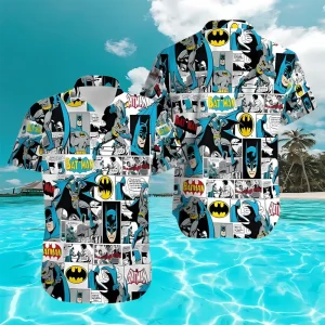 Batman DC Comic Pattern 3D All Over Print Hawaiian Shirt