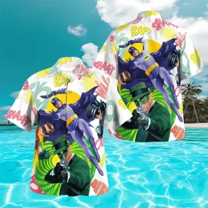 Batman Green Hornet hawaiian shirt