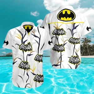 Batman Logo All Over Print Hawaiian Shirt