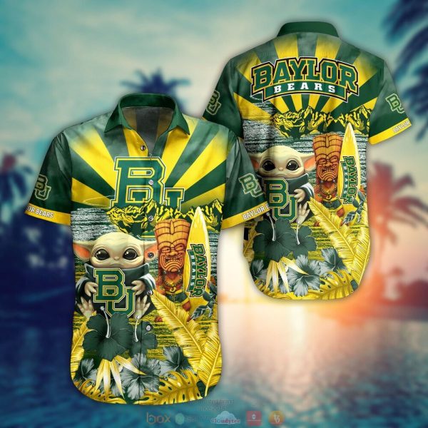 Baylor Bears Baby Yoda NCAA Hawaiian Shirt