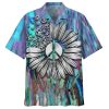 Beach Colorful Awesome Hippie Hawaiian Shirt Beachwear For Men Gifts For Young Adults