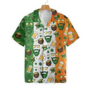 Beard Sain Patricks Day Hawaiian Shirt