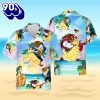 Beauty And The Beast Palm Tree Beach Vibes Summer Vacation 3d Hawaii Shirt