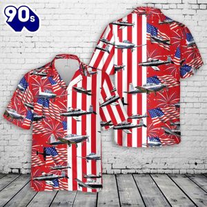 Beechcraft T 6 Texan II 4th Of July Hawaiian Shirt