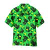 Black Kitten Leprechaun St Patricks Day Pattern Aloha Hawaiian Shirts