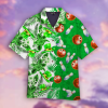 Bowling Floral St Patricks Day Aloha Hawaiian Shirts